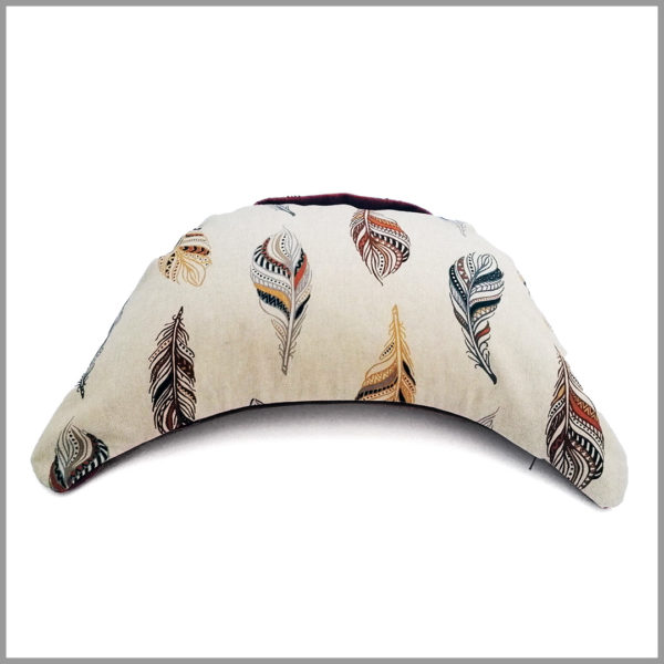 Demi-lune méditation plumes Cosy Cotton